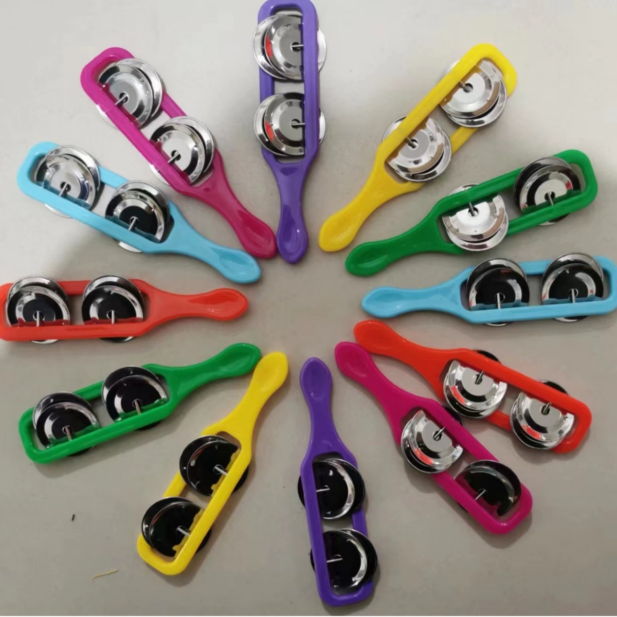 Пластинчатые тарелки Орфа музыкальный инструмент детский погремушка