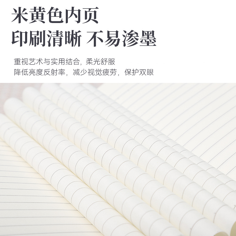 A5 Thickened Notebook, B5 Thickened Softcover Notebook, in Stock, Simple Office Notebook, Meeting Minutes, Training Notebook, Wholesale