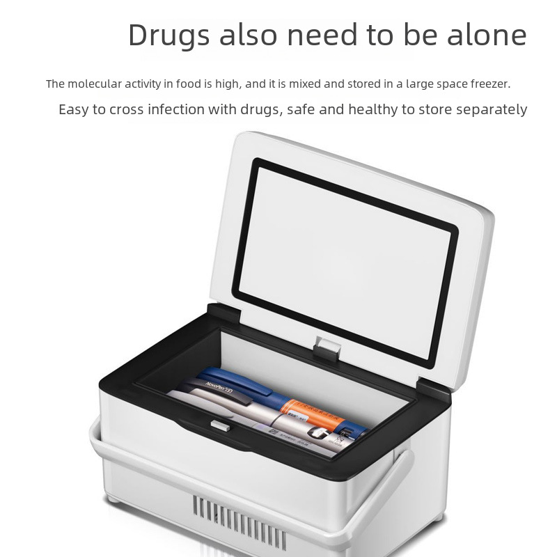 Kubao car home dual-use USB interface portable refrigerator car rechargeable growth hormone mini refrigerator