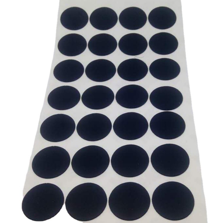 Manufacturer die-cut punching black PET insulation washer PC Mala sheet fireproof pad PVC adhesive double-sided adhesive gasket
