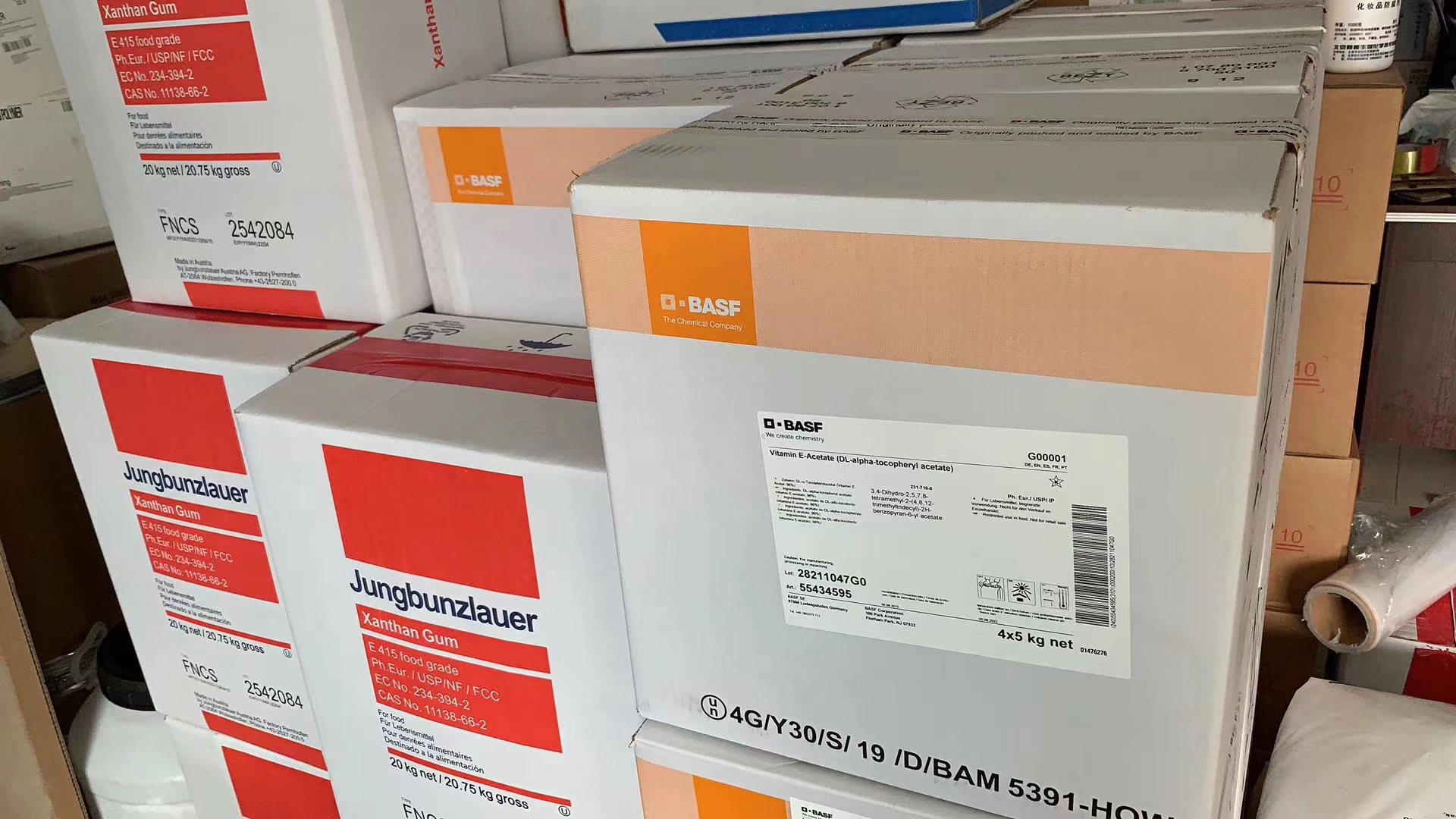 Wholesale Switzerland Austria Transparent Han Sheng Glue Xanthan Gum Cosmetic Grade Thickener 100G/Bag