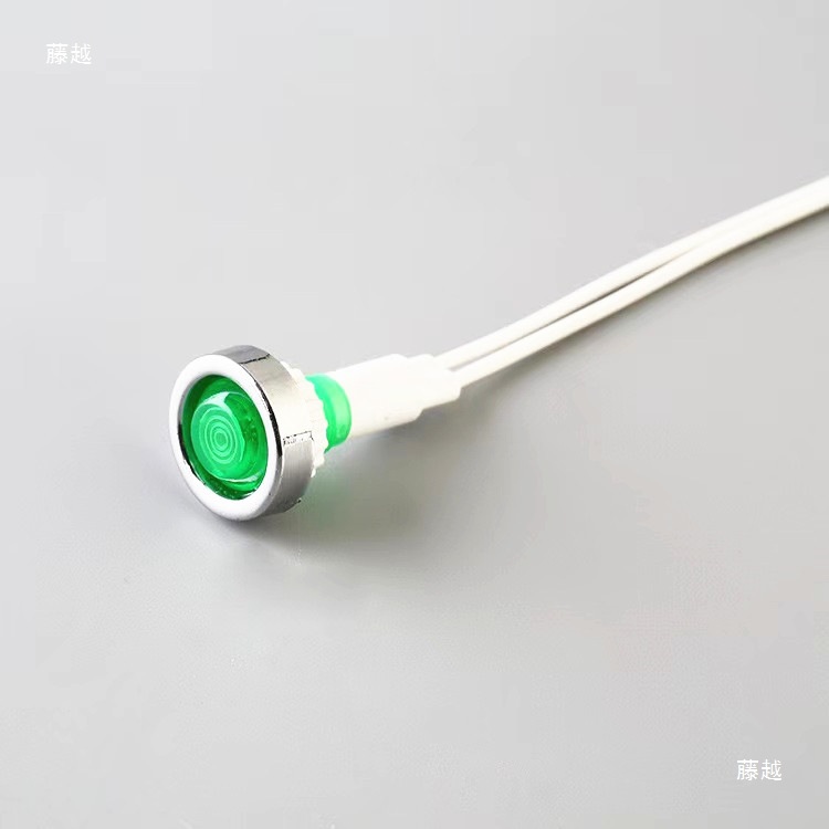 Xd10-7 Electroplated Ring with Wire 10mm Rice Steamer Refrigerator Freezer Power Water Boiler Indicator Light 220V Red