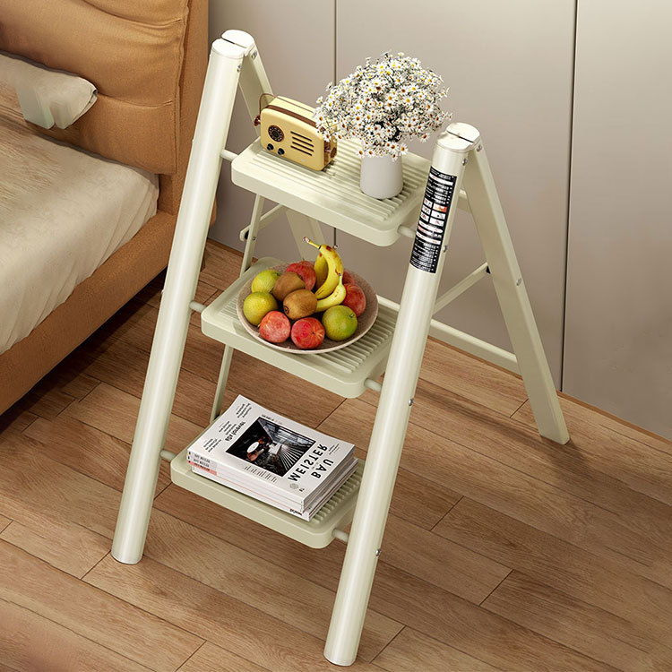 Household Folding Thickened Multifunctional Step Ladder Indoor Small Climbing Ladder Three or Four Steps Stair Flower Stand Ladder