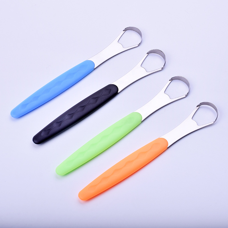 Factory Direct Sales Abs Tongue Scraper Tongue Scraper Tongue Cleaner Tongue Scraper Tongue Cleaner Box