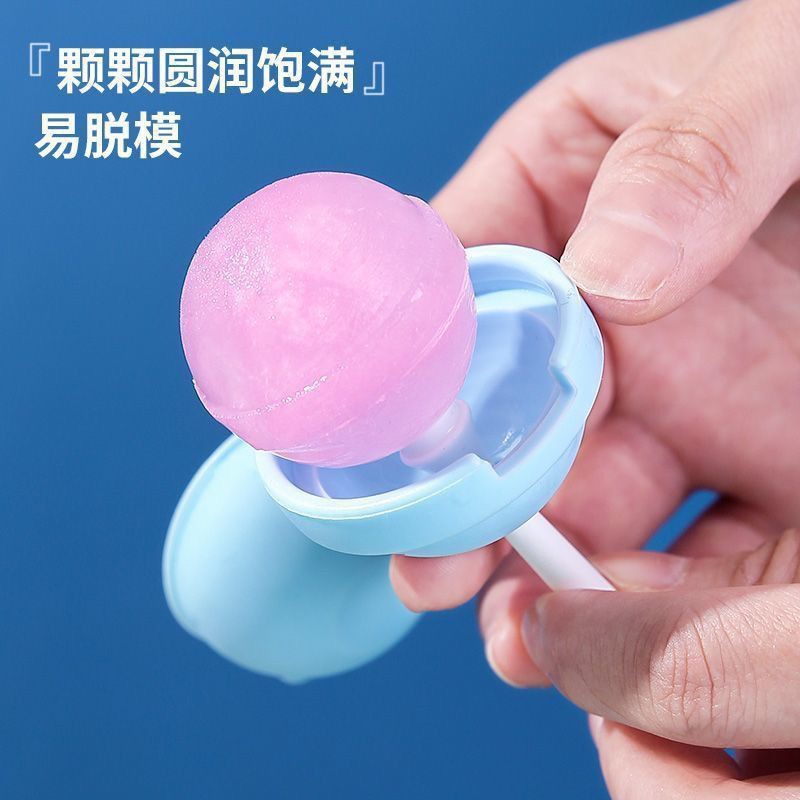 Lollipop Ice Mold Popsicle Mold Food Grade Household Popsicle Ice Cream Ice Cube Silicone Homemade Ice Cream Mold for Kidsren