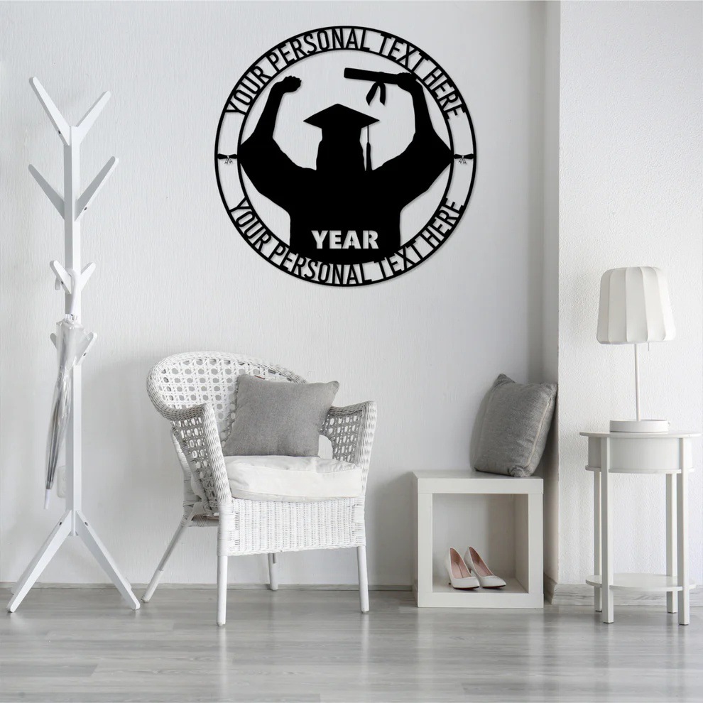 Graduation Season Wall Metal Signs Graduates Wall Decoration Gifts