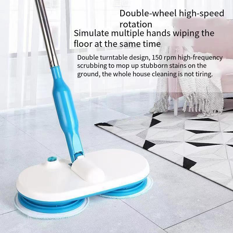 Cross-Border New Wireless Electric Mop for Home Use, Hand-Free Washing, Sweeping and Mopping All-In-One Machine, Fully Automatic Lazy Mop