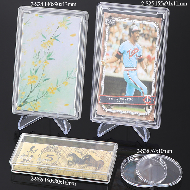 Star Photo Card Psa Collection Box, Customized Anime Card Music Card Box, Stamp Postcard Commemorative Banknote Transparent Box