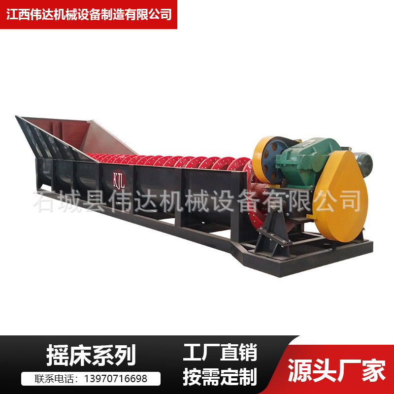 Одиночный и двойной валковый спиральный классификатор, оборудование для спиральной сортировки промываемого песка, машина для промывки и минеральной обработки, готовая индивидуальная настройка