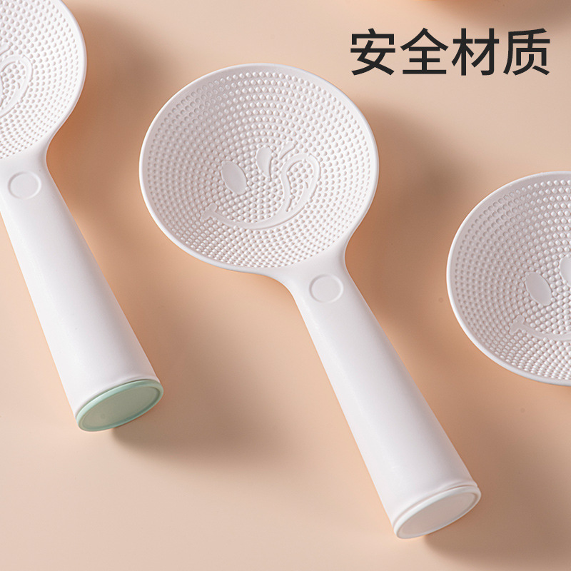 Non-Stick Rice Spoon for Home Use, High-Temperature Resistant, Creative Kitchen Design, Suitable for Standing, Special for Rice Cookers, Soup and Rice Serving Spoon, Wholesale