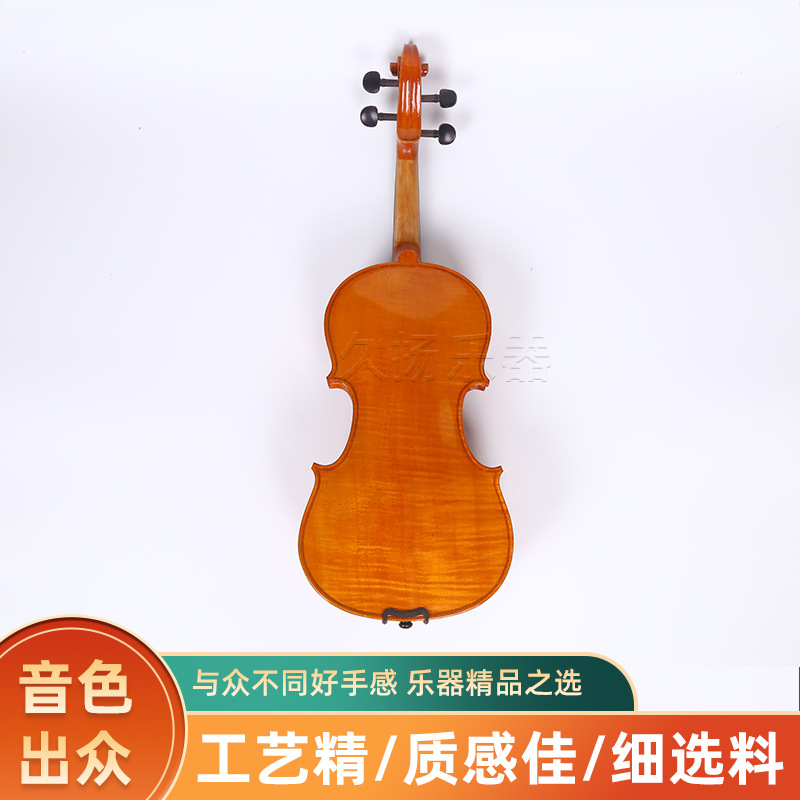 Purely Handmade Adult and Kidsren's Upgraded Examination and Performance Violin Set 4/43/4