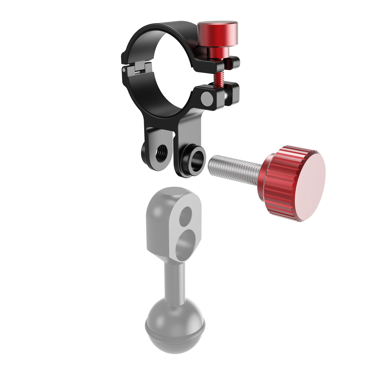 Diving Fill Light Ys Flashlight Clip Underwater Photography Flashlight Clip to Ys 1.0inch Ball Head Clip Fixed Bracket