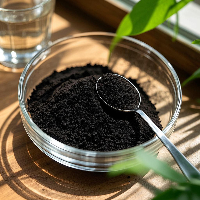 Sodium Humate Powder Aquaculture Fully Water-Soluble Organic Fertilizer to Regulate Water Quality Agricultural Feed Grade Sodium Humate