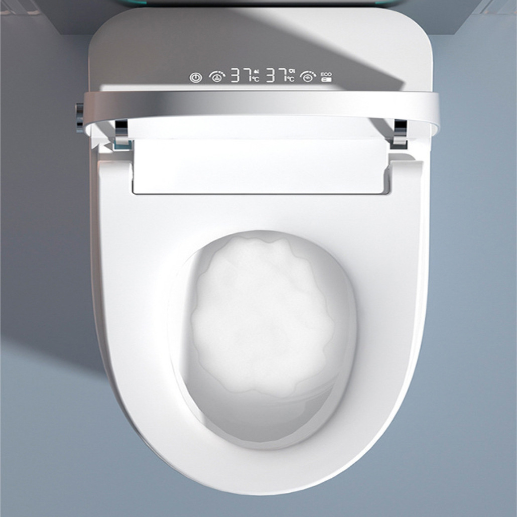 Factory Wholesale Smart Toilet Foam Shield Automatic Flip Siphon Toilet Household Hotel Engineering Electric Toilet