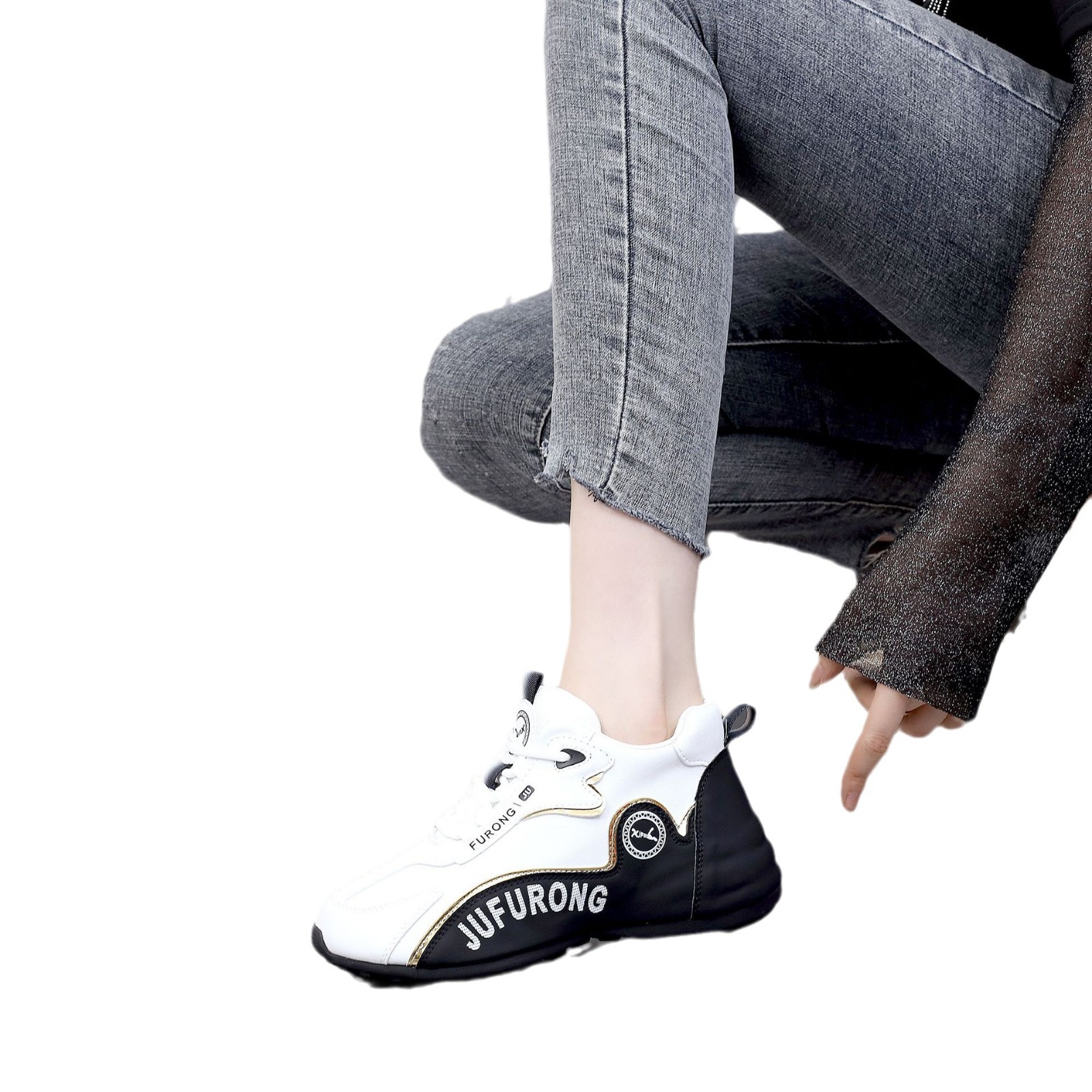 [Bottom shoes 9617] 2023 bottom height increasing daddy shoes couple's winter casual sports running fashion shoes