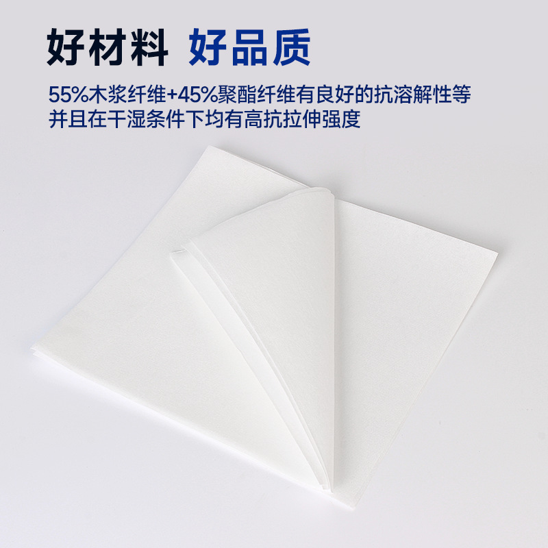 Ruiheng Custom-Made Dust-Free Paper 0609 Industrial Wiping Paper 9*9inch Oil-Absorbing Paper White Blue Sheet Industrial Paper