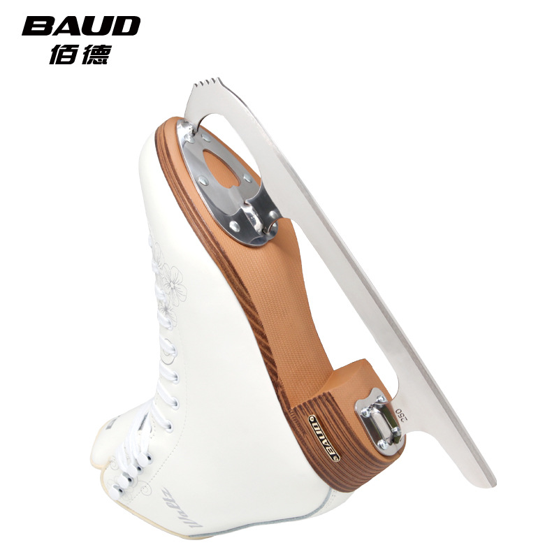 Baide Waltz leather Waltz adult figure skate shoes children's real skates Speed Skate factory