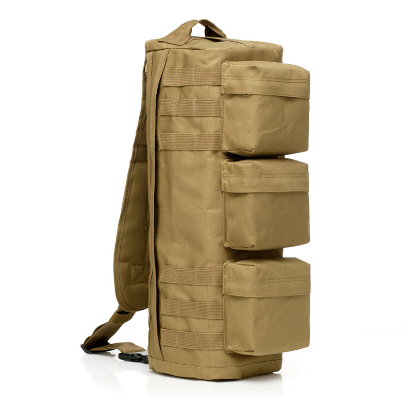 Outdoor Multifunctional Shoulder Bag Charge Bag Camouflage Crossbody Bag Tactical Shoulder Bag Cycling Mountain Climbing Large Capacity Bag