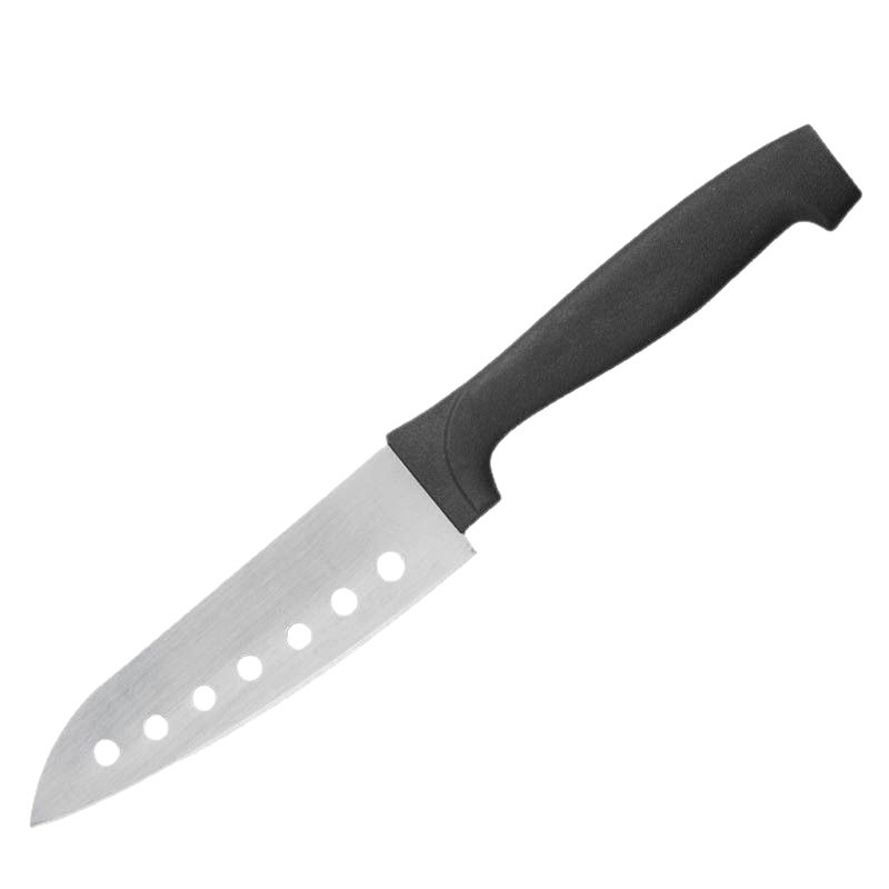 Seven-hole sushi knife frozen meat knife Japanese cooking knife sashimi knife stainless steel seven-hole knife fruit knife meat knife