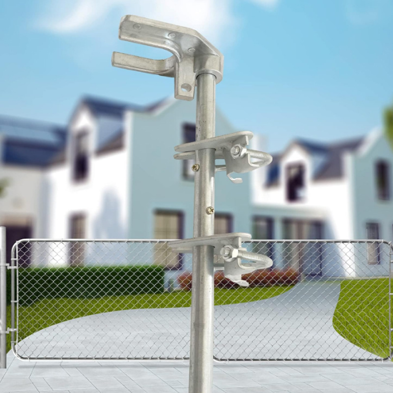 36" Fence Gate Foot Chain Link Drop Bar Pull Type Chain Link Fence Gate Latch Used for 1-3/8" Frame