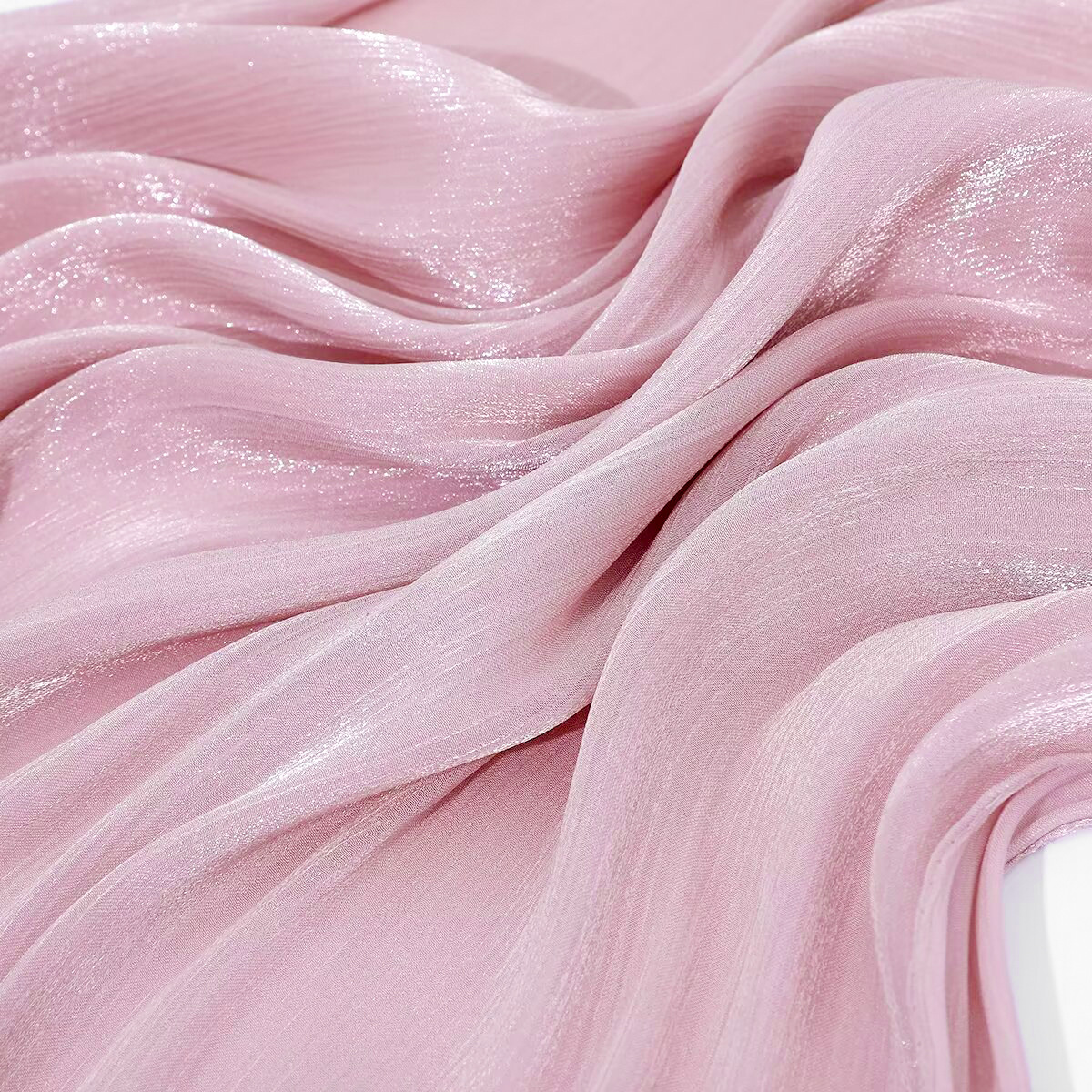 Новая однотонная мягкая блестящая шифоновая шаль для женщин, малайская индонезийская длинная шляпа, хиджаб, защитный шарф