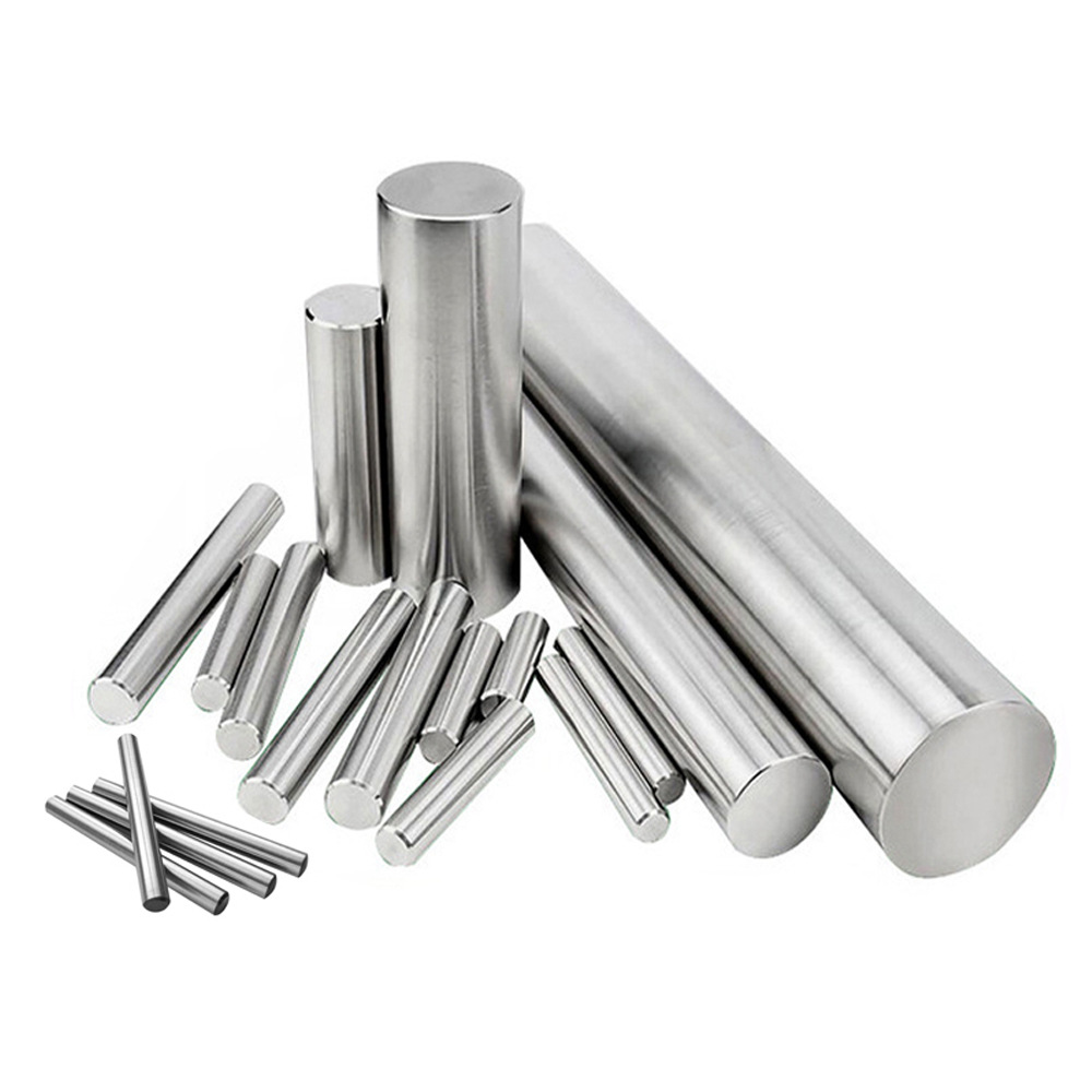 304 Stainless Steel Round Bar, Bright Polished Rod, Solid Round Steel, Smooth Round Shaft, Cylindrical Pin, Can Be Cut to Size and Chamfered