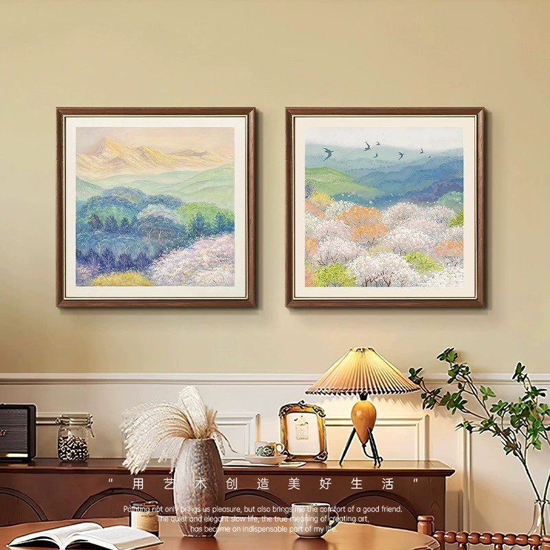 Office Study Entrance Decorative Painting Size Art Painting Wall Mural Hotel Living Room B&B Background Wall Hanging Painting