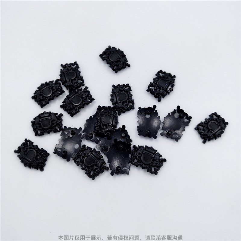 Многофункциональные аксессуары для каблуков и верхов, металлические аксессуары для обуви, матовая электролитическая окраска, процесс изогнутой поверхности