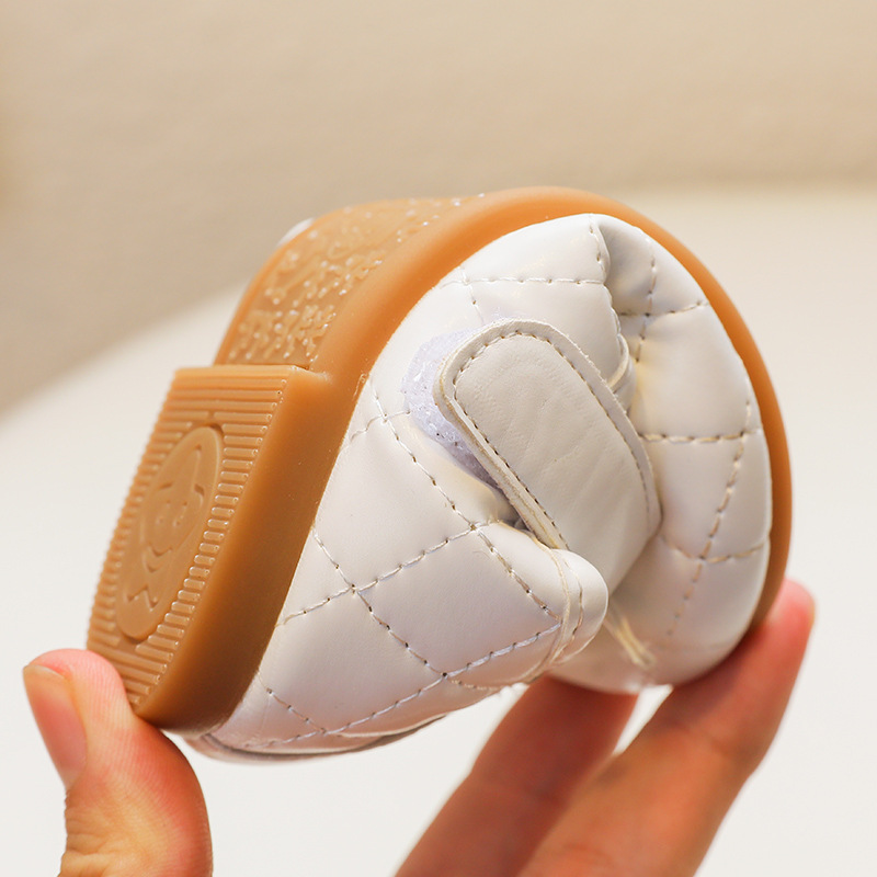 2023 Spring New Children's Shoes Wholesale Korean Style Girls Princess Shoes Bow Leather Shoes Soft Sole Single Shoes Dancing Shoes