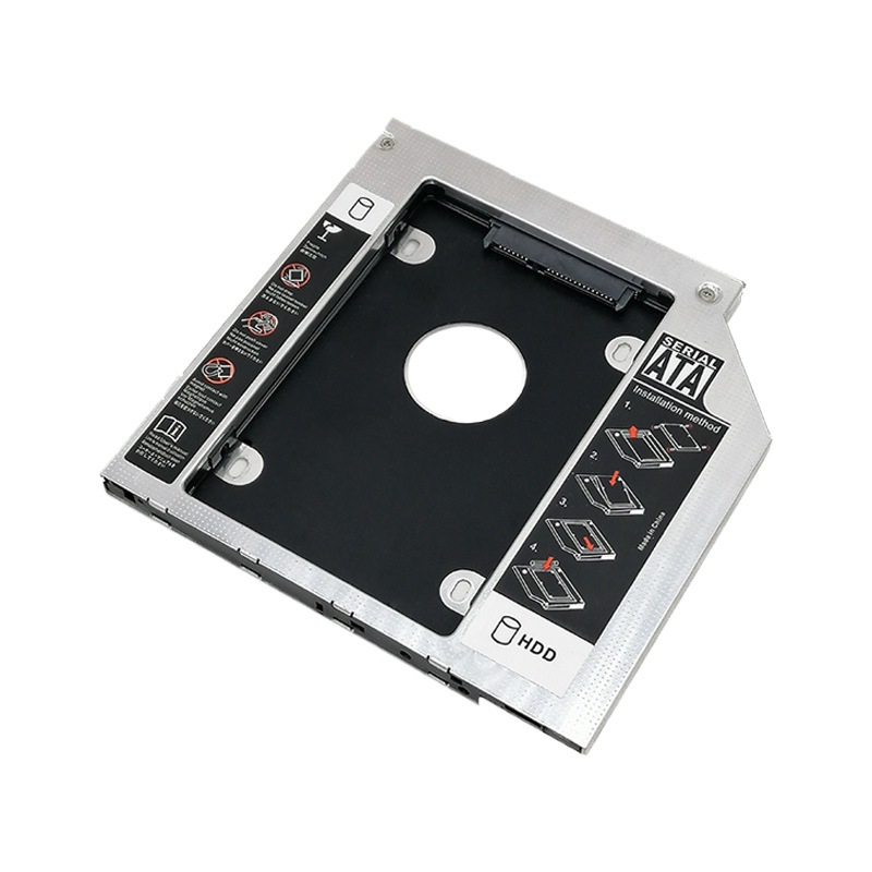 All Aluminum Hard Drive Carrier 12.7/9.5 Laptop Mechanical sata3SSD Solid State Optical Drive Bracket HDD Caddy