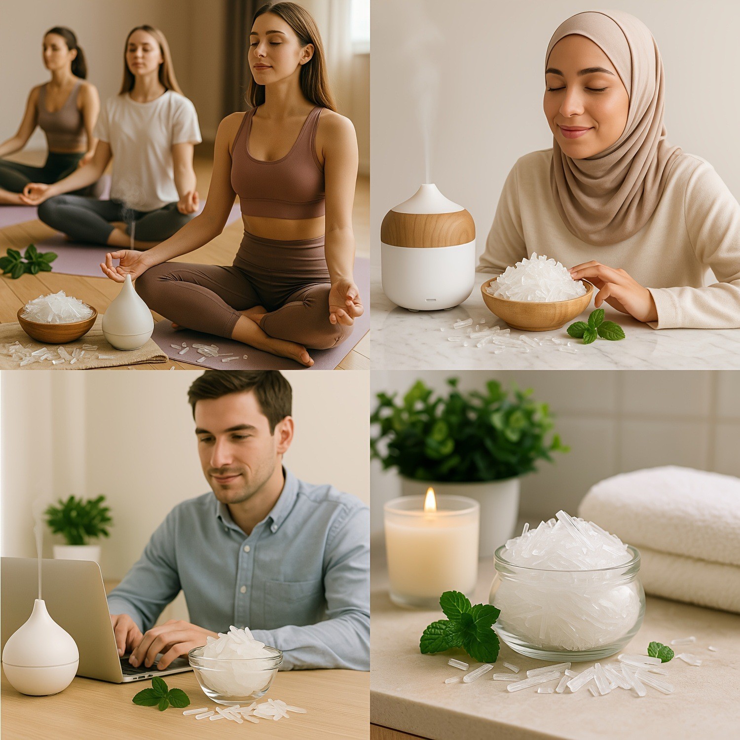 Pure Mint Mint Spice, Pure Plant Extract Aroma, Natural Fresh Aroma Release, Quickly Purify the Air