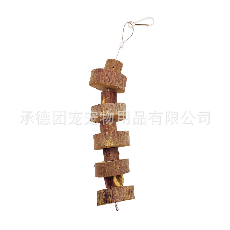 Pet Apple Wood Molar String Rabbit Molar String Guinea Pig Totoro Hamster Molar Supplies Timothy Grass