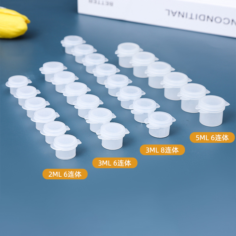 Various Specifications of Art Paint Acrylic Paint Empty Boxes, Children's DIY Painting Paint Connected Empty Boxes Wholesale for Color Mixing