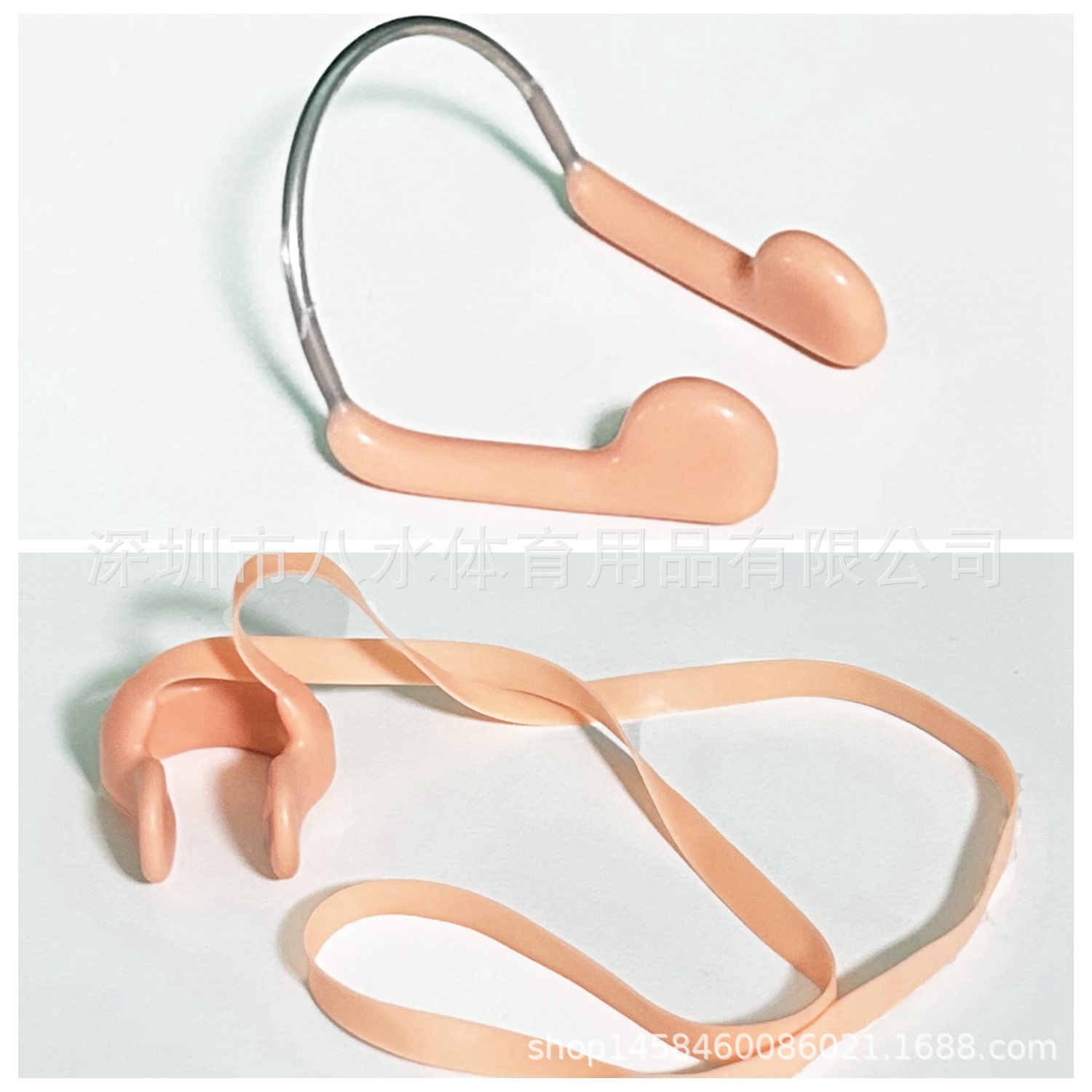 Профессиональная металлическая носовая зажимка, беруши, для плавания, для взрослых и детей, стальная проволока