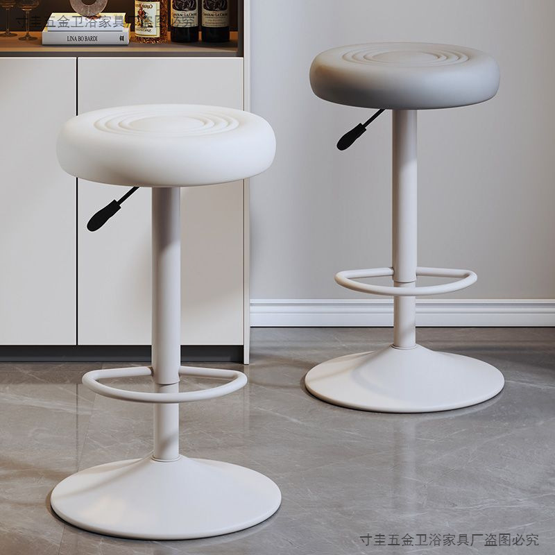 Bar Chair, Cashier Counter, Adjustable High Stool, Rotatable Bar Chair, Long-Term Sitting, Not Tired, High Stool, Island Bar Stool