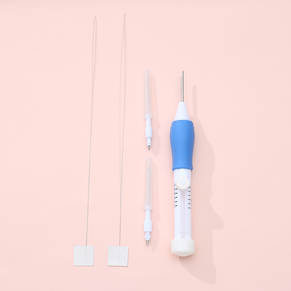 Russian Embroidery Punch Needle Set, Flower Needle, Embroidery Needle, Adjustable Punch Needle, DIY Knitting Handmade Tools Wholesale