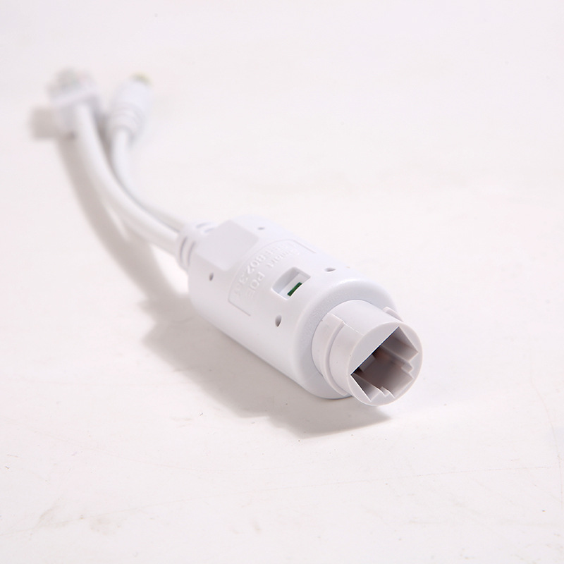 Manufacturers supply 48V waterproof standard POE separator stable power supply gold-plated crystal head compatible with AT protocol