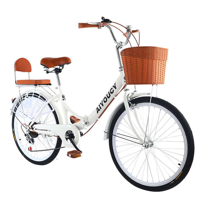 Physical factory men and women adult variable speed folding bicycle portable load lightweight Lady Princess commuter bicycle