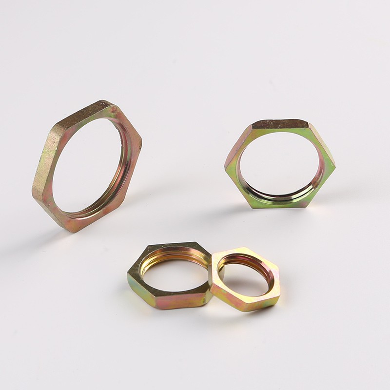 Explosion-Proof Lock Nut 1/2 Lock Nut Explosion-Proof Lock Nut Explosion-Proof Flexible Pipe Joint Lock Nut G3/4-G1 Carbon Steel Nut