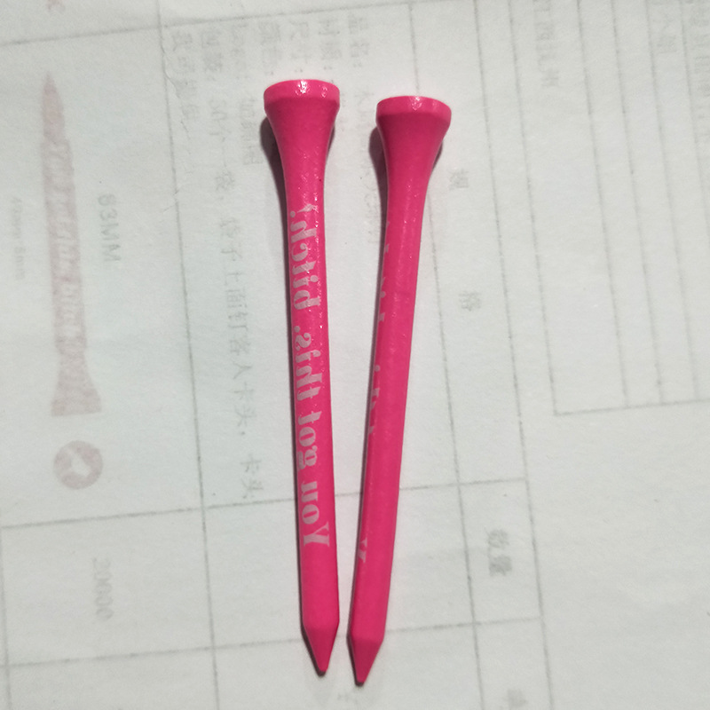 Colorful Golf Spikes Factory Direct Supply with Printable Logo Large Quantity Discount Multi-Colorful Wholesale Golf Tee