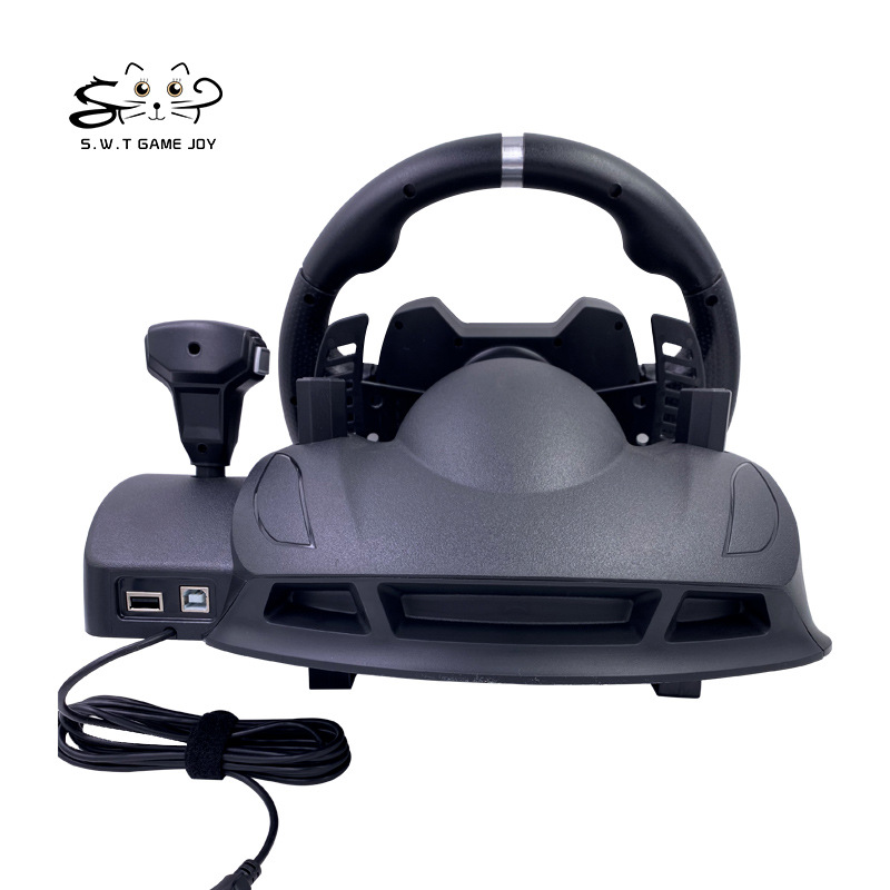 7-in-1 Cross-Border Gaming Steering Wheel Compatible with Pc/Ps3/Ps4Xbox One/S Xbox360Switch