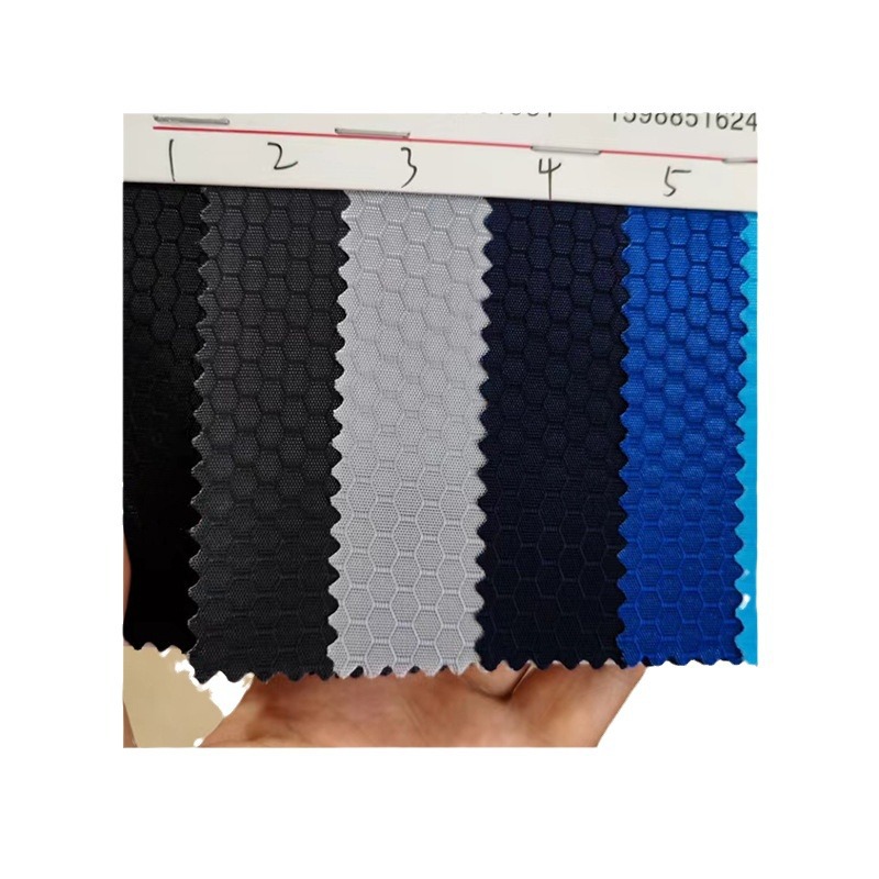 Small Football Waterproof PU Football Climbing Bag Tote Fabric Oxford Cloth Hexagon Diamond Plaid Honeycomb Cloth