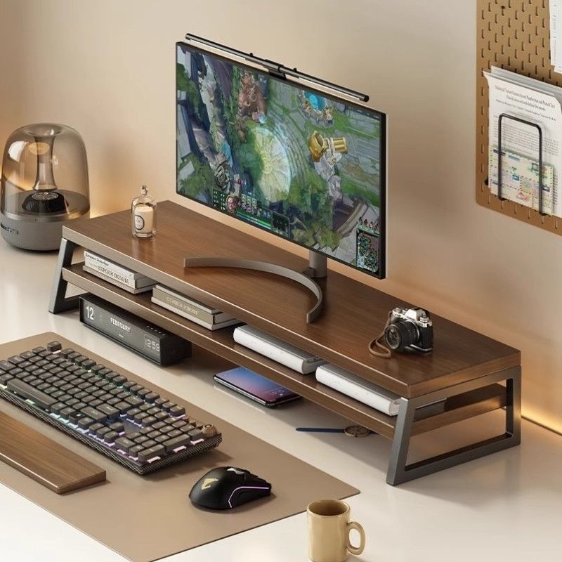 E-Sports Room Desktop Computer Monitor Stand Base Workstation Extended Storage Rack Laptop Support Stand Wholesale