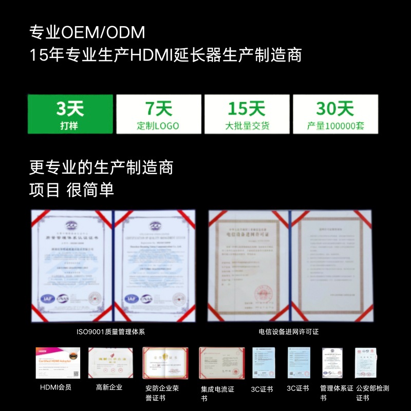Non-Compressed 4K Hd 1080P HDMI Optical Transceiver to Fiber Optic Transceiver Extension Transmitter with USB Support Kvm