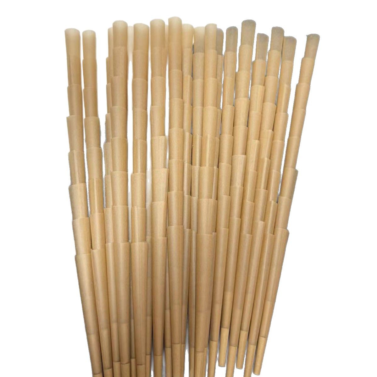 1000 Pieces of Box-Packed Trumpet Wood Pulp Paper Pre-Rolled Paper 110mm Empty Tube Trapezoidal Cone Cross-Border Amazon Rolling