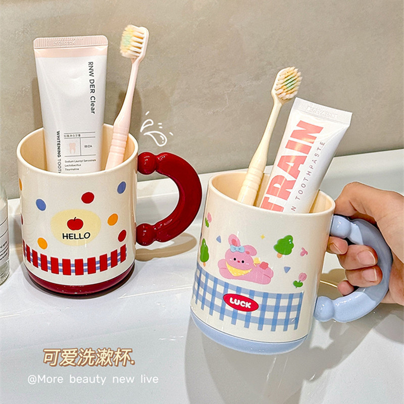 Чашка для полоскания дофамина 2025, новая чашка для полоскания, стильная цилиндрическая чашка для зубной щетки для пар, чашка для мытья