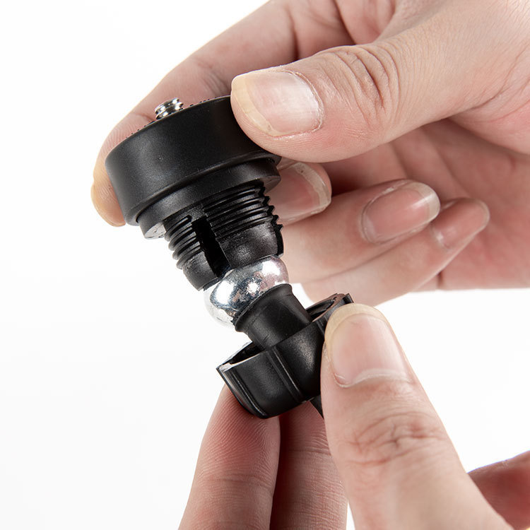 Factory private model sports camera DV head gimbal 1/4 screw tooth ball head interface lazy hose bracket gimbal