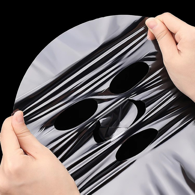 Disposable Plastic Wrap Facial Mask Stickers for Household Moisturizing and Water-Locking Women's Facial Water-Locking Stickers Plastic Facial Mask Paper