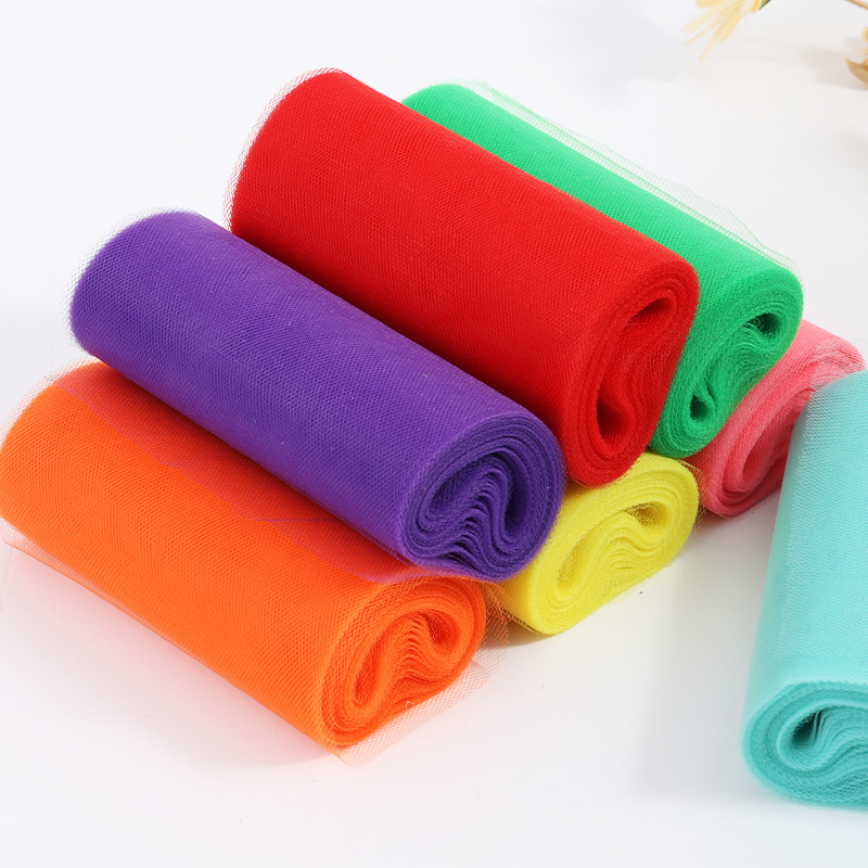 Wedding Party Decoration American Mesh Roll Tutu Skirt Birthday Table Skirt Tulle Yarn Wedding Decoration 15cm*25 Yards