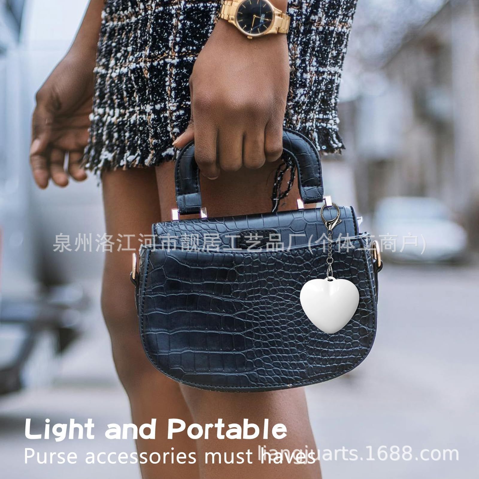 Love Plastic Keychain Backpack Pendant Lamp Cross-Border Hot Product Touch Night Light Heart Led Light